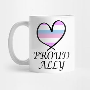 Proud Ally LGBT Gay Pride Month Intersex Flag Mug